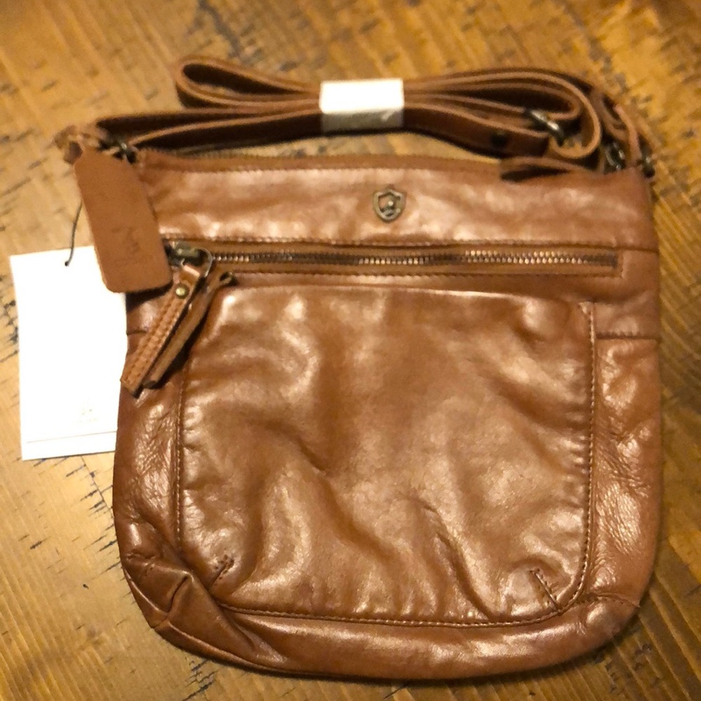 New 
COCHOA Real Leather Crossbody Purse